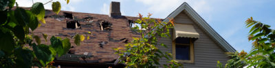 damaged roof