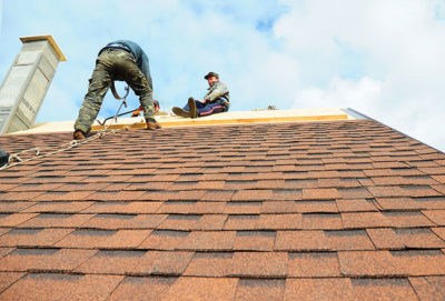 Men on Roof