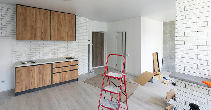 In progress kitchen remodel 